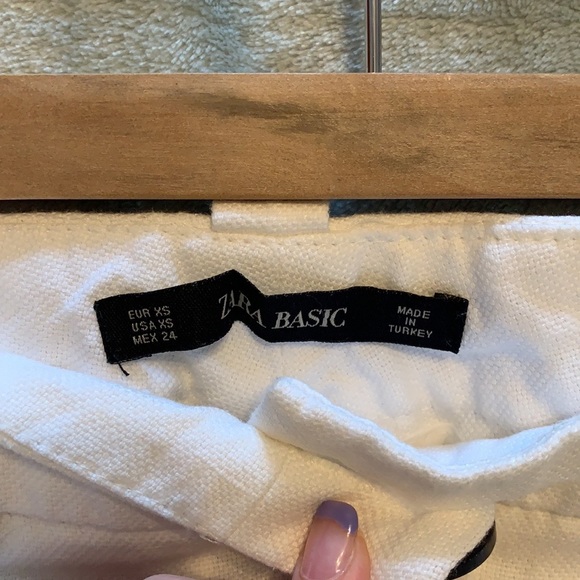 Zara white linen trousers - Picture 2 of 5